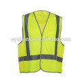 AS / NZS UV protection contre la protection de la sécurité chaussée Hi vis veste avec des bandes 3M